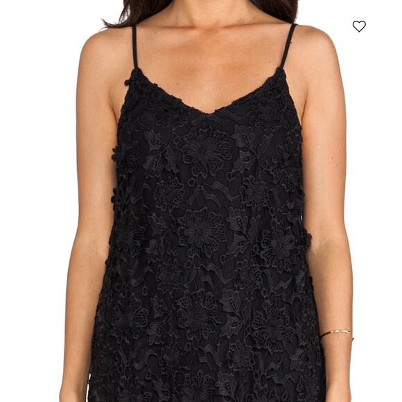 New Erin Fetherston Lillian Open Lace Maxi Dress Black Women's Cocktail Special - Picture 7 of 14